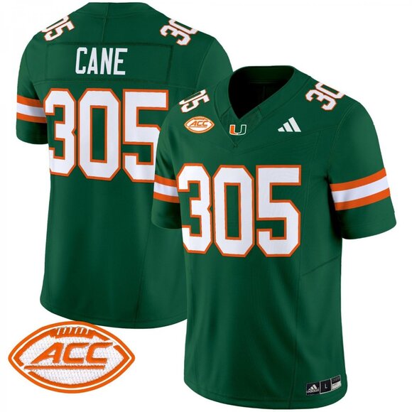 Mens Youths Size Available Cane #305 Jersey Stitched Green